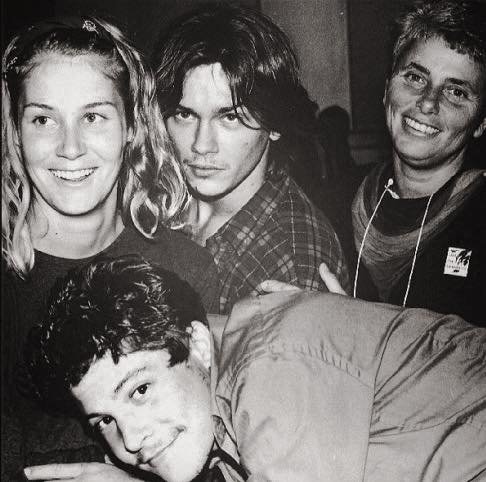 With Dawn Gregg, Bradley Gregg and Heart Phoenix, 1992
