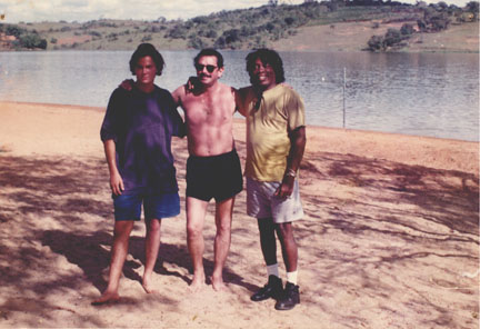 With Jacaré (Herson Romero) and Milton Nascimento
